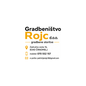 Gradbeništvo Rojc d.o.o. gradbene storitve,